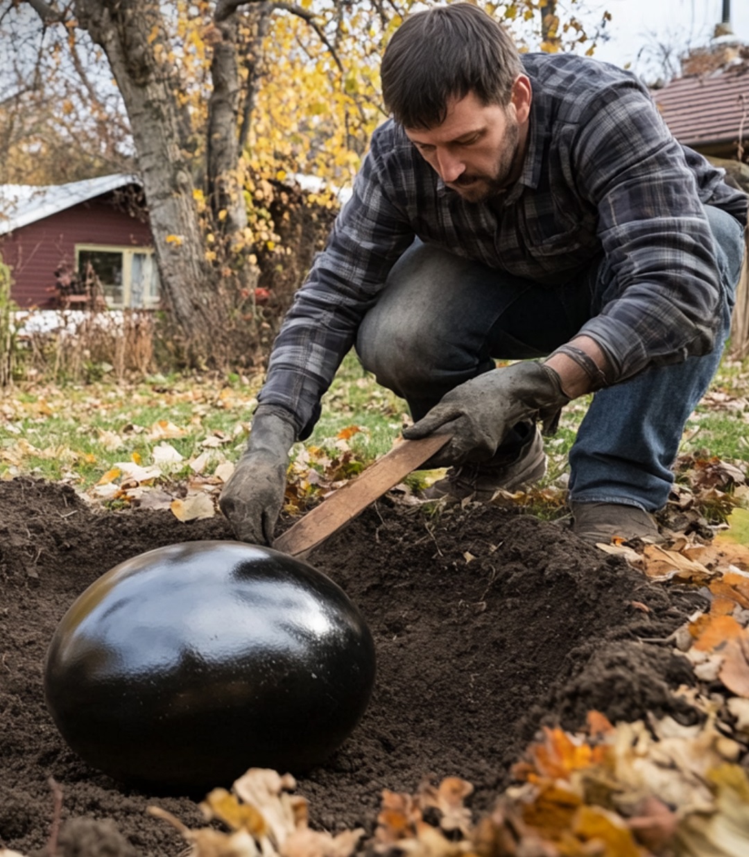 I Returned Early to Surprise My Husband Only to Find Him Burying a Large Black Egg in Our Garden – Its Mystery Brought Us Closer