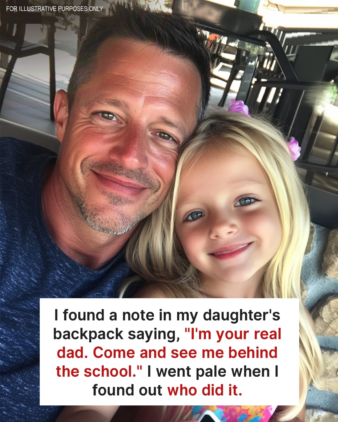 I Found a Note in My Daughter’s Backpack Saying, ‘I’m Your Real Dad, Come and See Me After School’ – I Went Pale When I Found Out Who Did It