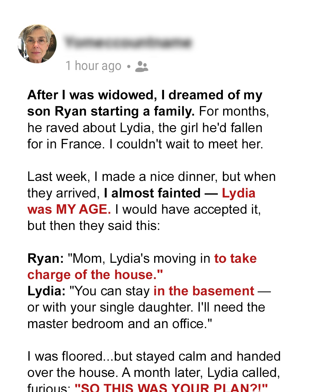 My Son Brought a Woman My Age, Saying She’s Now the Lady of the House – They Didn’t Like the Lesson I Prepared for Them